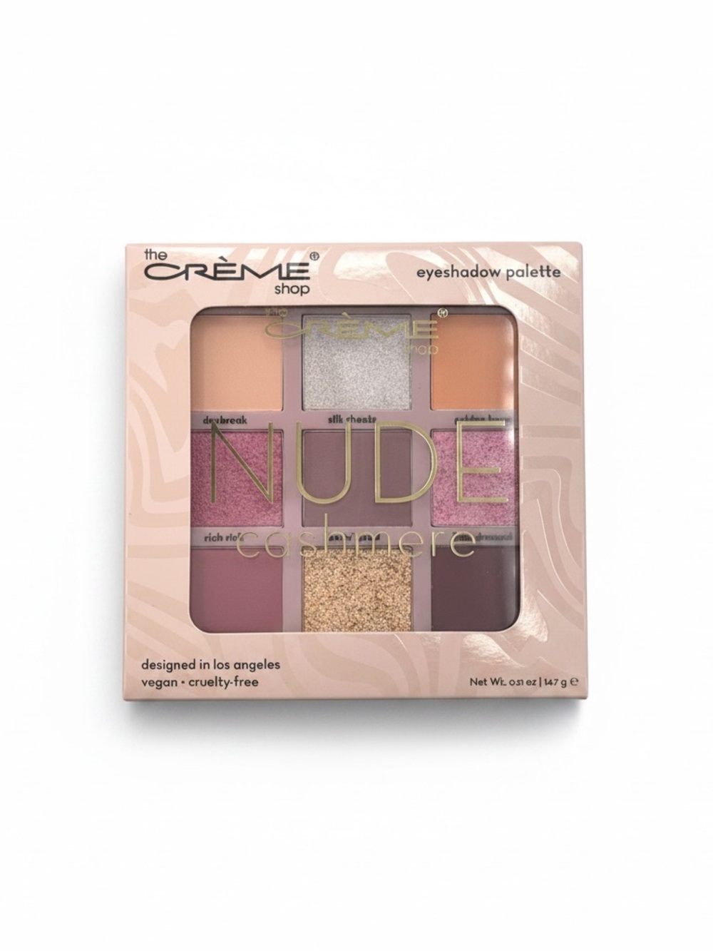 THE CREME SHOP Nude Cashmere Eyeshadow Palette - Pink & Neutral Shades